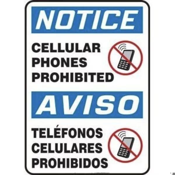 Accuform BILINGUAL OSHA NOTICE SAFETY SIGN CELL SBMRFQ825XT - main